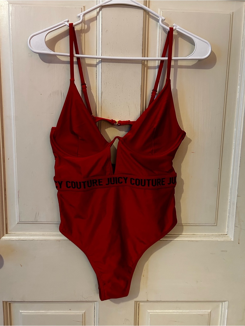 Juicy Couture Red One-Piece Swimsuit with Branded Waistband